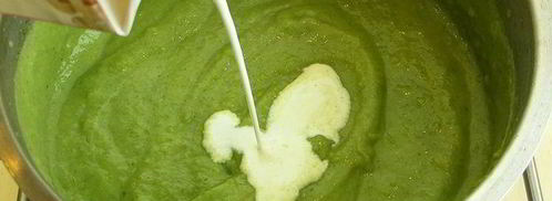 суп-пюре из брокколи с гренками. Шаг 8