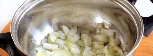 суп-пюре из кабачков с сухариками. Шаг 5