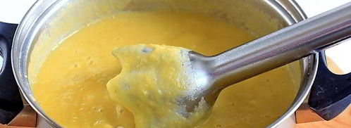 суп-пюре из кабачков с сухариками. Шаг 13