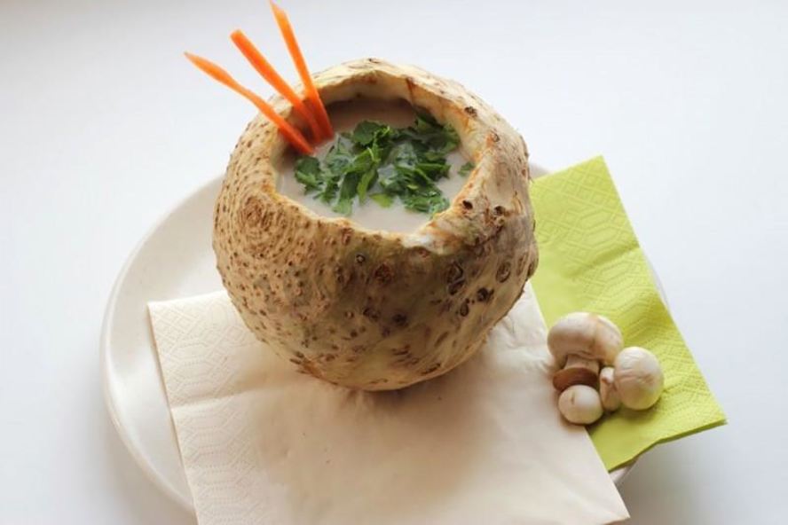 Рецепт суп-пюре из корня сельдерея в сельдерее