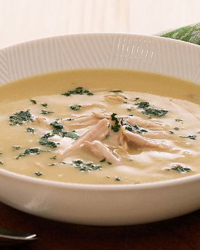 Суп-пюре из курицы со сливками