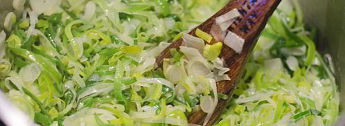 суп-пюре из лука порея. Шаг 2