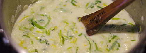 суп-пюре из лука порея. Шаг 4