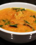 Суп-пюре из моркови с фрикадельками