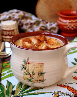 Суп-пюре из риса с чечевицей