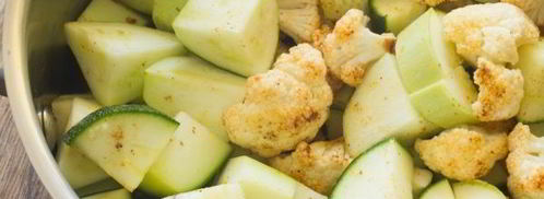 суп-пюре из цветной капусты и кабачков. Шаг 7