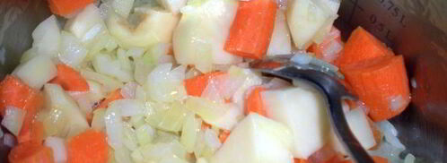 суп-пюре из цветной капусты со сливками и сыром. Шаг 3