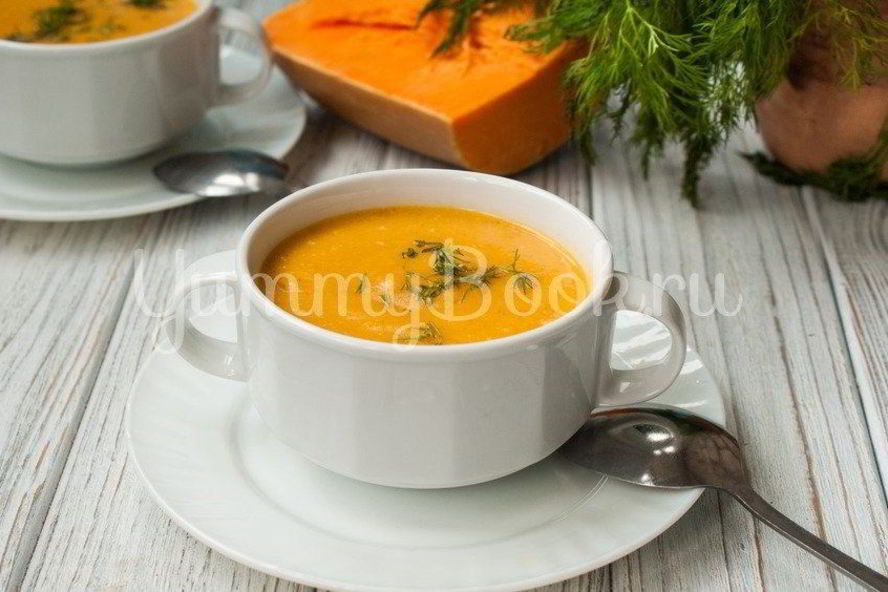 Рецепт суп-пюре из тыквы с сыром
