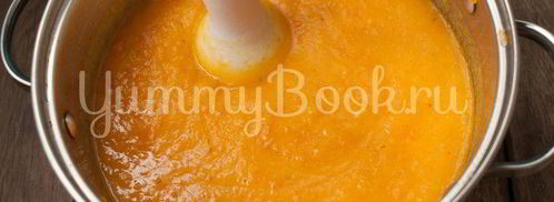 суп-пюре из тыквы с сыром. Шаг 4