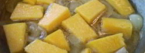 суп-пюре из тыквы со сливками. Шаг 6