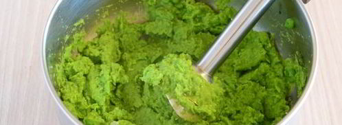 суп-пюре из замороженного зеленого горошка. Шаг 8