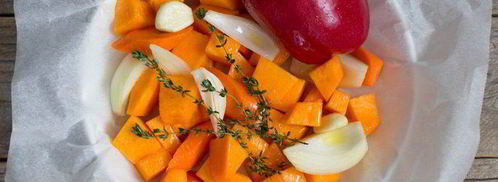 суп-пюре из запеченных овощей. Шаг 2