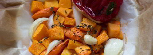 суп-пюре из запеченных овощей. Шаг 3