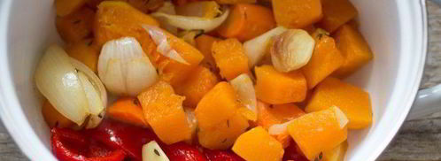 суп-пюре из запеченных овощей. Шаг 4