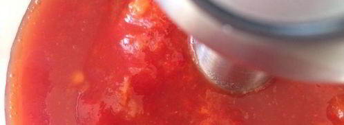 суп-пюре из запеченных перцев с апельсиновым соком. Шаг 3