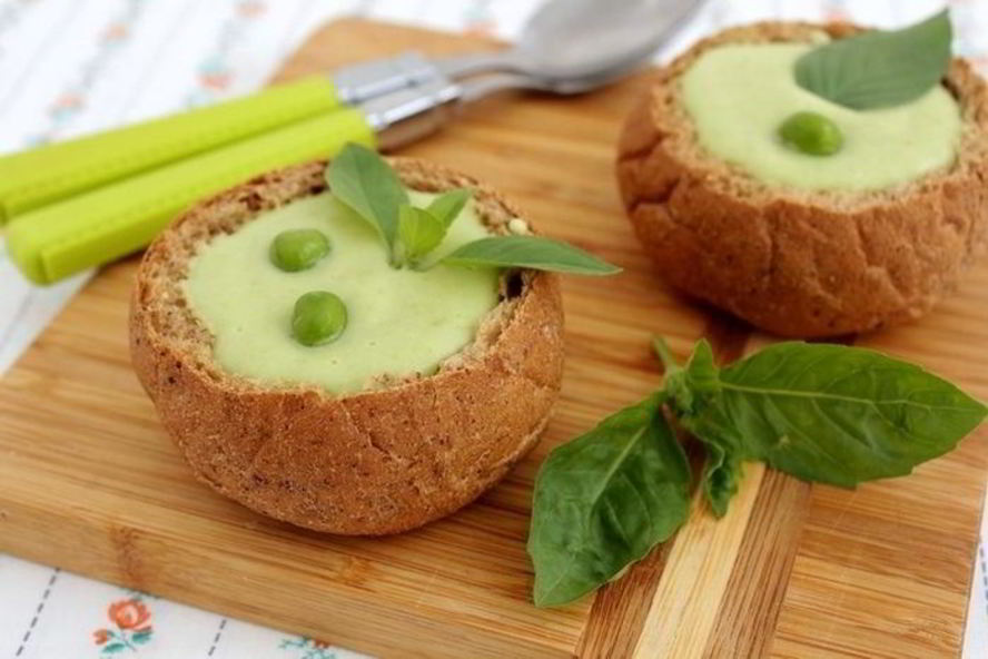 Рецепт суп-пюре из зеленого горошка