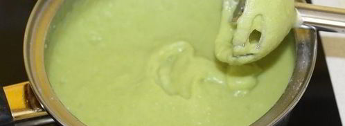 суп-пюре из зеленого горошка. Шаг 5