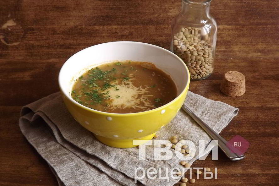 Рецепт суп-пюре с чечевицей и морковью