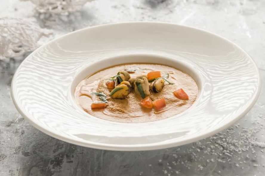 Рецепт суп-пюре с мидиями