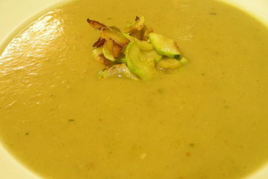 Рецепт суп-пюре с цукини и карри