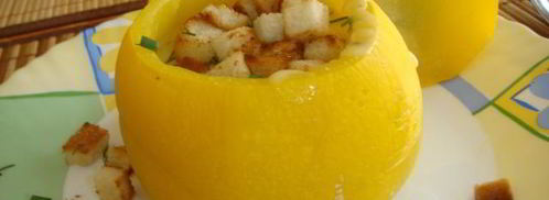 суп-пюре в съедобном горшочке. Шаг 3