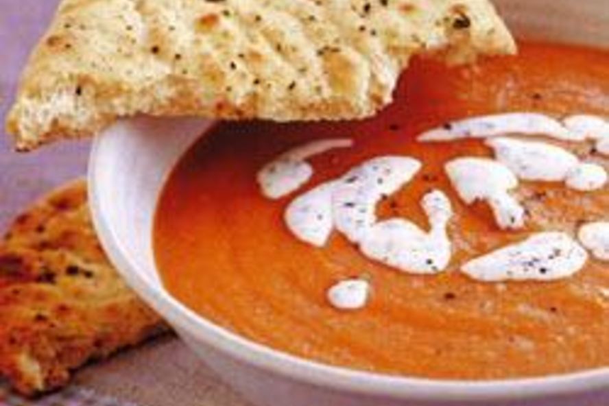 Рецепт томатный суп-пюре с чечевицей