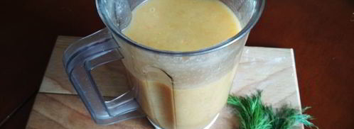 томатный суп-пюре с кабачками. Шаг 6