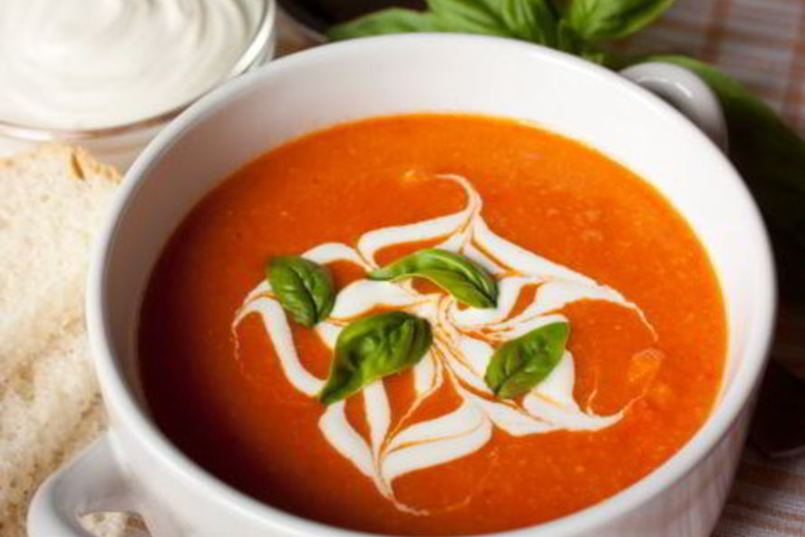 Рецепт томатный суп-пюре с нутом