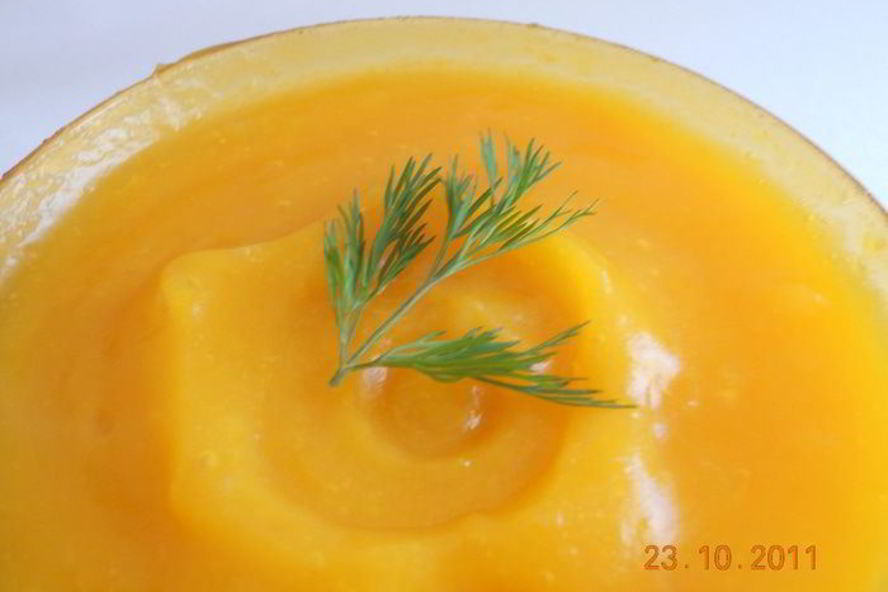 Рецепт тыквенный суп-пюре для самых маленьких