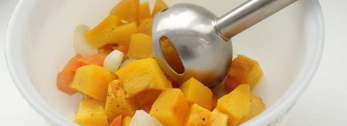 тыквенный суп-пюре с чечевицей. Шаг 3