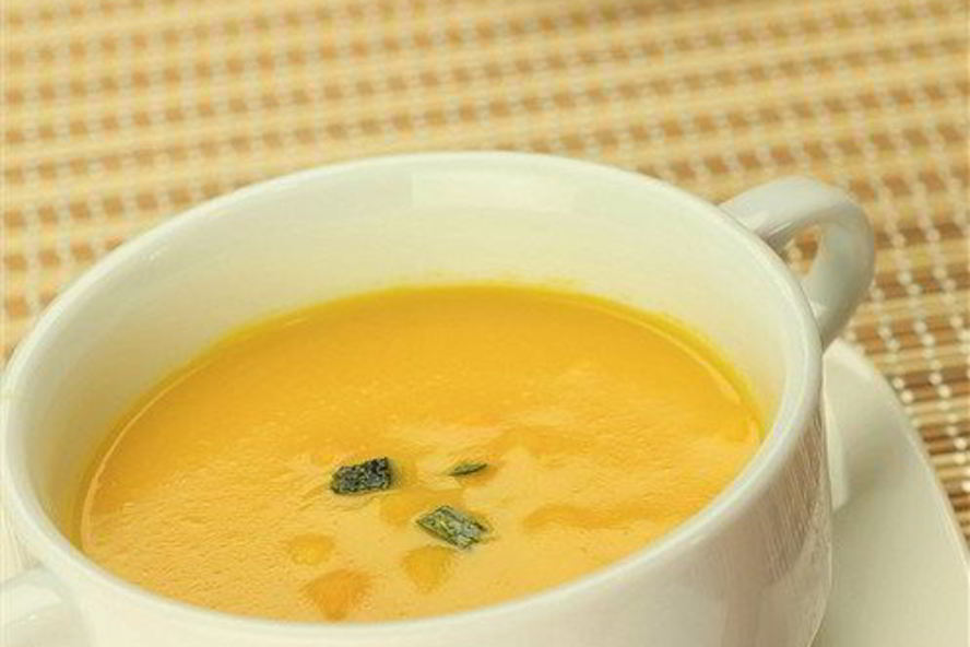 Рецепт тыквенный суп-пюре с мандариновым соком