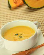 Тыквенный суп-пюре с мандариновым соком