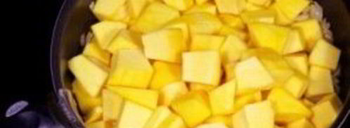 тыквенный суп-пюре с рисом. Шаг 3