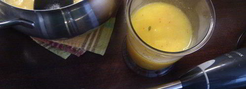 тыквенный суп-пюре с шафраном. Шаг 6