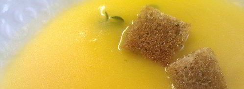 тыквенный суп-пюре с шафраном. Шаг 8