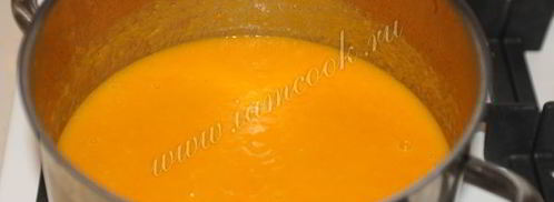тыквенный суп-пюре со сливками. Шаг 5