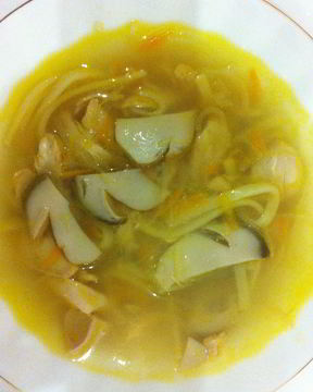 Суп с белыми грибами и курицей