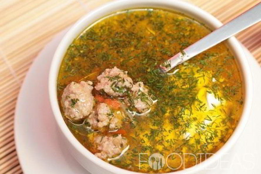 Рецепт суп с фрикадельками и вермишелью