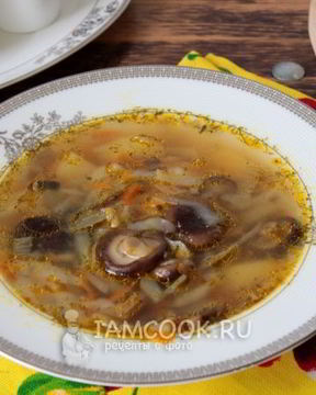Суп с грибами в мультиварке