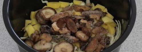 суп с грибами в мультиварке. Шаг 6