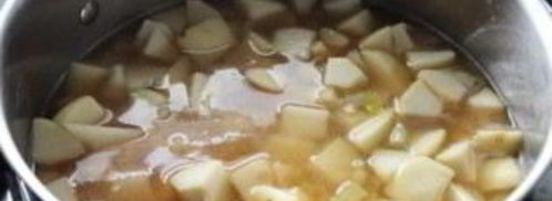 суп с грушей и пореем. Шаг 3