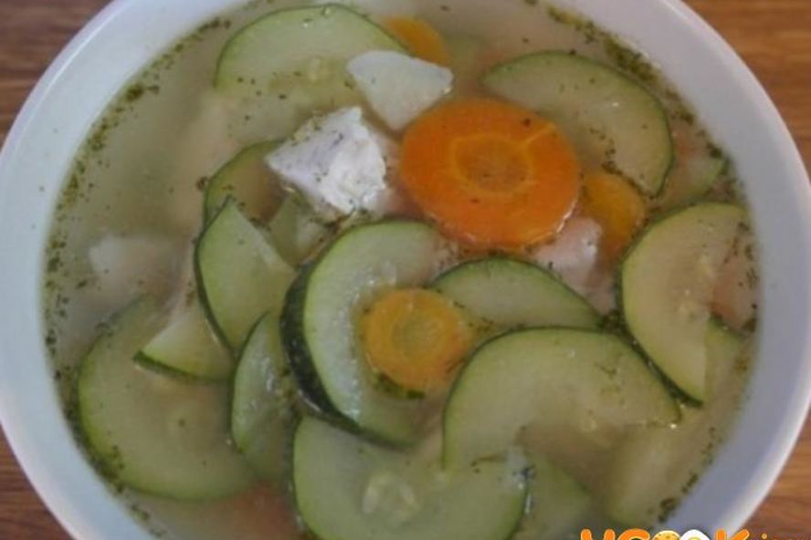 Рецепт суп с кабачком и курицей