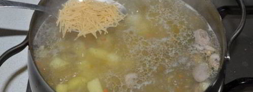 суп с куриными сердечками. Шаг 5