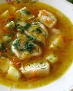 Суп с пельменями в мультиварке