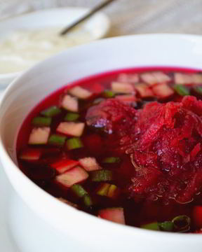 Холодный свекольник