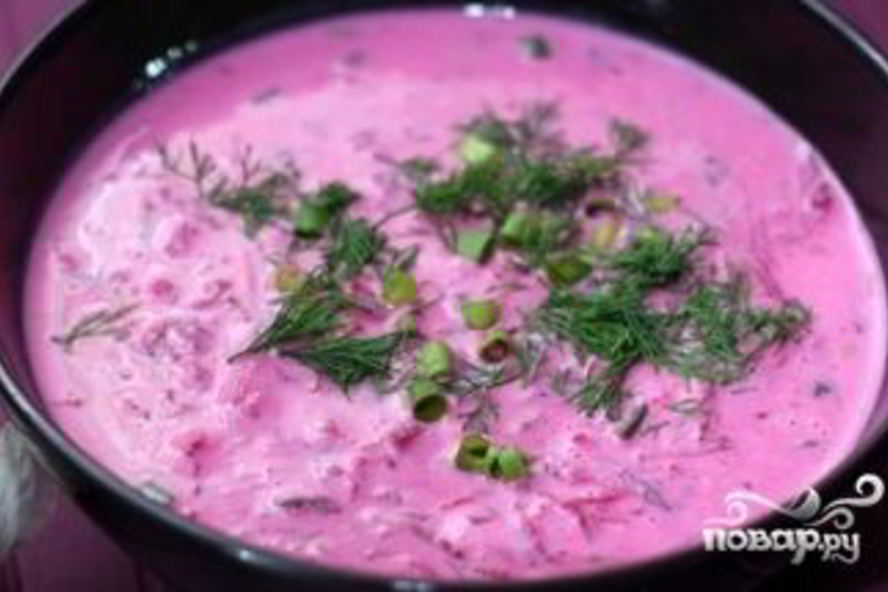 Рецепт свекольник на кефире