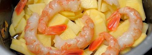 сырный крем суп с креветками. Шаг 5