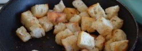 сырный суп с гренками. Шаг 6