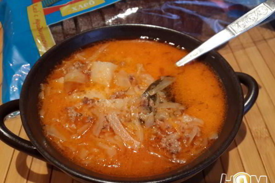 Рецепт сырный суп с капустой и фаршем