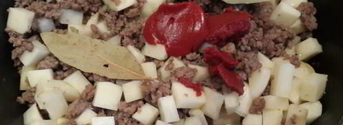 сырный суп с капустой и фаршем. Шаг 5